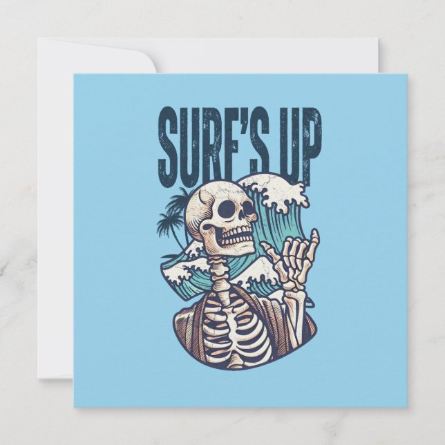 Tarjeta Surf's Up (Anverso)