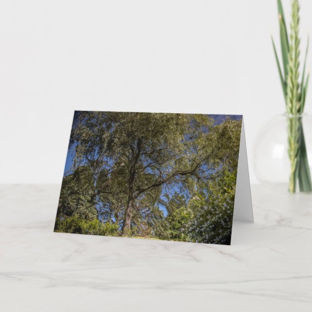 Tarjeta Surreal Tree Blank Card (Anverso)