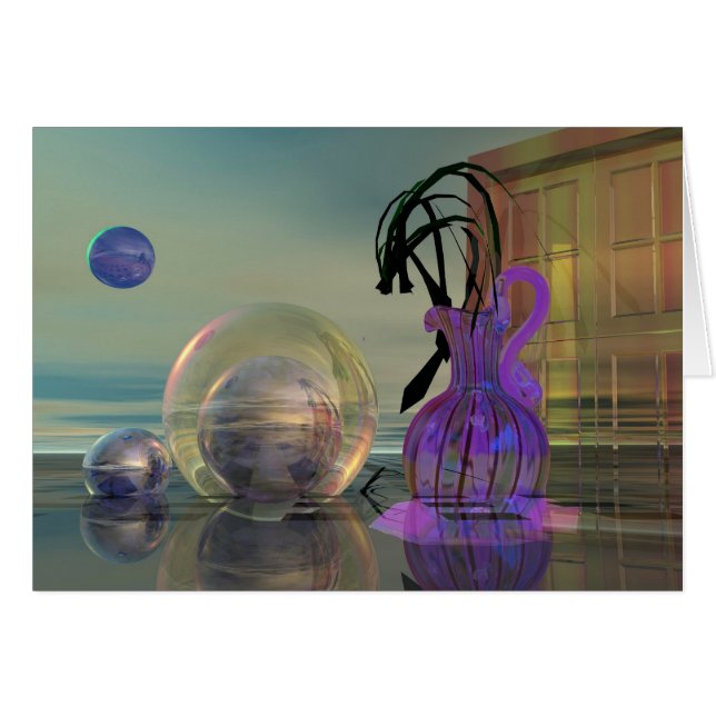 Tarjeta surrealista 3d (Anverso (Horizontal))
