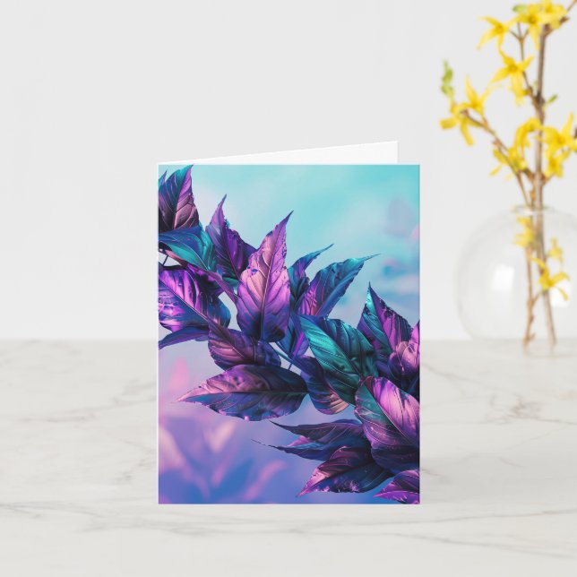 Tarjeta Surrender to the Wind (flor amarilla)