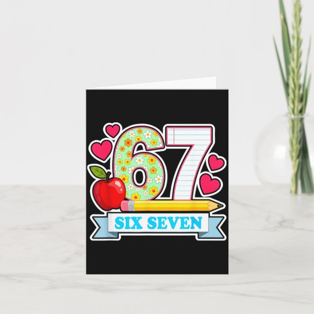 Tarjeta Survived 67 Days Of School Shirt Teachers Student  (Anverso)