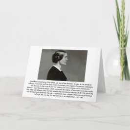 Tarjeta Susan B. Anthony