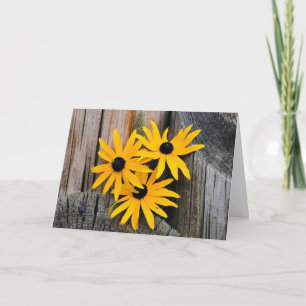 Tarjeta Susan de ojos negros pensando en ti