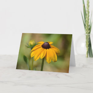 Tarjeta Susan Flower de ojos negros