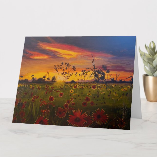 Tarjeta Susans de ojos negros, original de Gary Poling (Planta pequeña)