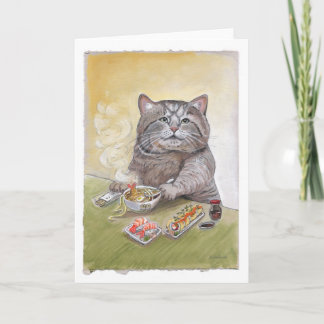 Tarjeta Sushi Cat Tempura Udon