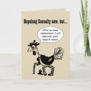 Tarjeta Sustitución de Hopalong Casualty hasta Knee