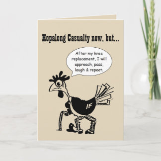 Tarjeta Sustitución de Hopalong Casualty hasta Knee