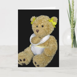 Tarjeta Sustitución del hombro Oso de peluche