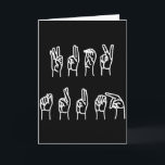 Tarjeta Sutil camiseta de lengua de señas Asl anti-Trump<br><div class="desc">Sutil camiseta de lengua de señas Asl anti-Trump</div>