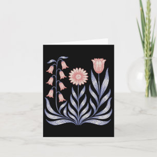 Tarjeta Sutil resistencia Trump Foxglove Daisy Tulip Flowe