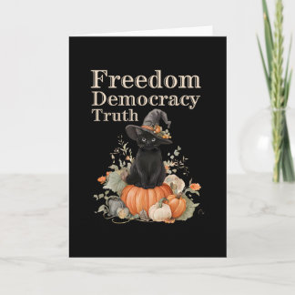 Tarjeta Sutil Resistir Trump Libertad Democracia Verdad Br