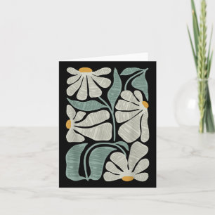 Tarjeta Sutiles flores de boho contra Trump, Kamala Harris