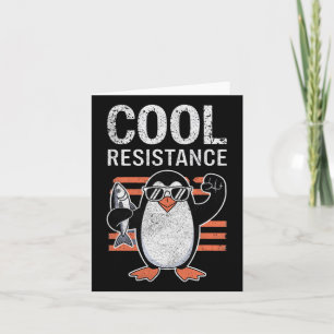 Tarjeta Sutiles tarifas pingüinas de resistencia de Guay p