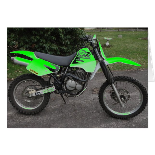 Tarjeta Suzuki Green DS Dirt Bike (Anverso (Horizontal))