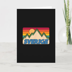 Tarjeta Sverige Viaje a Suecia Amigo Sverige Vacaciones Fa
