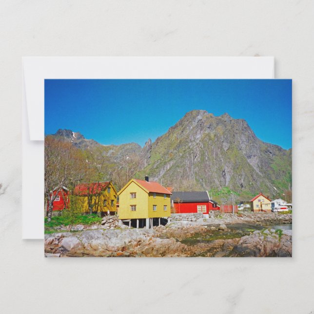 Tarjeta Svolvaer, Noruega (Anverso)