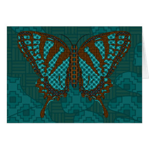 Tarjeta Swallowtail nativa