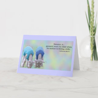 Tarjeta Sweater Definido