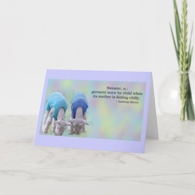 Tarjeta Sweater Definido (Anverso)