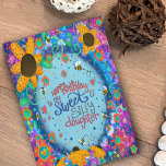 Tarjeta Sweet Daughter Birthday Fun Floral Trendy<br><div class="desc">¡Celebra a tu hija con esta tarjeta Fun Trendy Floral! Los colores del bonito y las hermosas pinturas florales ayudarán a que su cumpleaños sea más especial. Para ver más de mi arte inspirador diario,  revisa Inespirivity en Facebook o Instagram.</div>