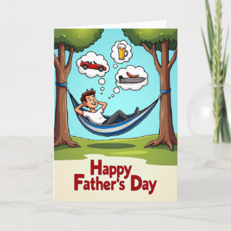 Tarjeta Sweet Fathers Day Hammock Card