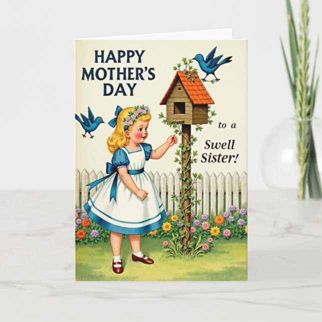 Tarjeta Sweet Floral Mothers Day Card (Anverso)