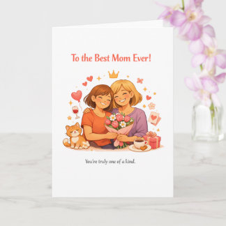 Tarjeta Sweet Mother's Day Card – To the Best Mom Ever