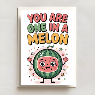 Tarjeta Sweet One in a Melon Birthday Card