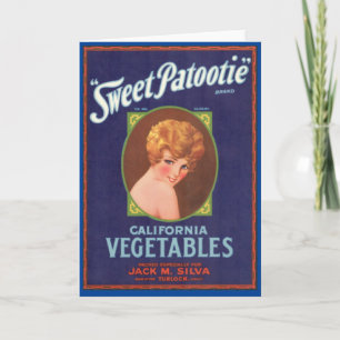 Tarjeta Sweet Patootie Brand