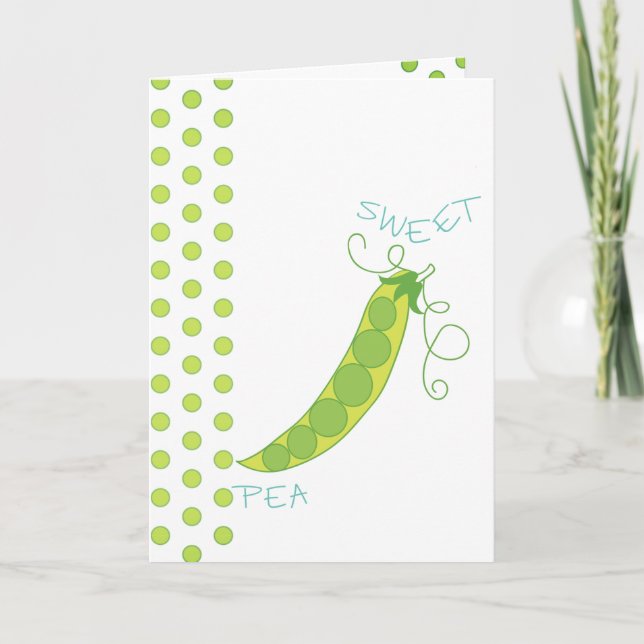 Tarjeta Sweet Pea (Anverso)