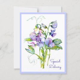 Tarjeta Sweet Peas Anytime