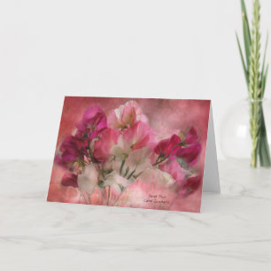Tarjeta Sweet Peas ArtCard