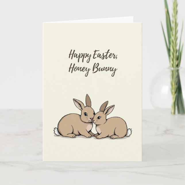 Tarjeta Sweet Rabbits Season Card (Anverso)