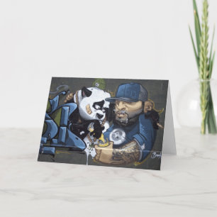 Tarjeta Sweet Sad Panda Encontró Un Buda
