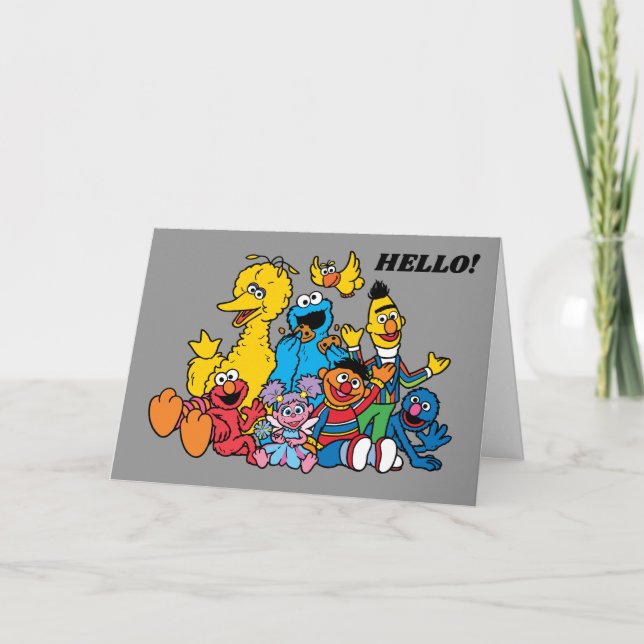 Tarjeta Sweet Sesame Street Pals (Anverso)