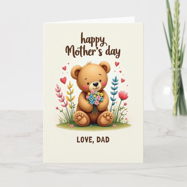 Tarjeta Sweet Stuffed Friend Card (Anverso)