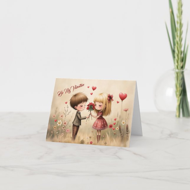 Tarjeta Sweet Valentine (Anverso)