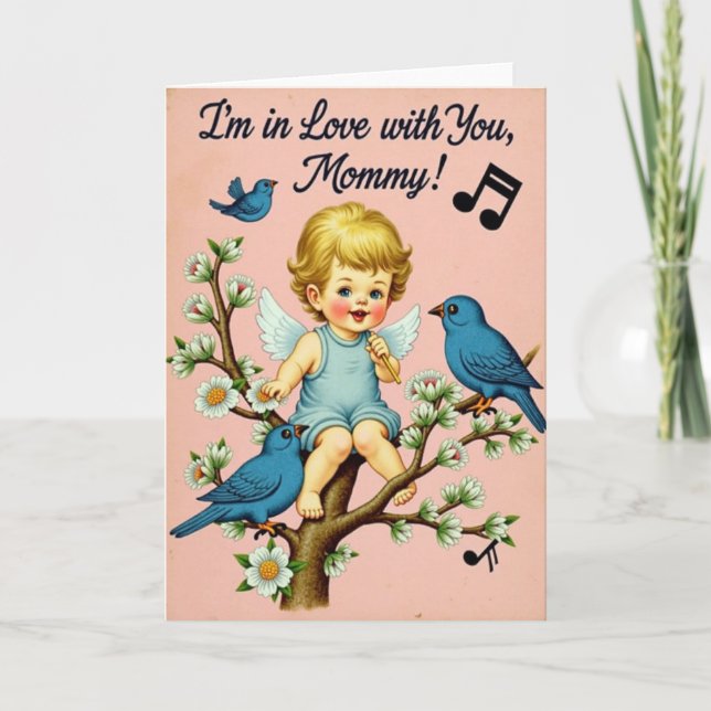 Tarjeta Sweetest Love Mommy Greeting Card (Anverso)