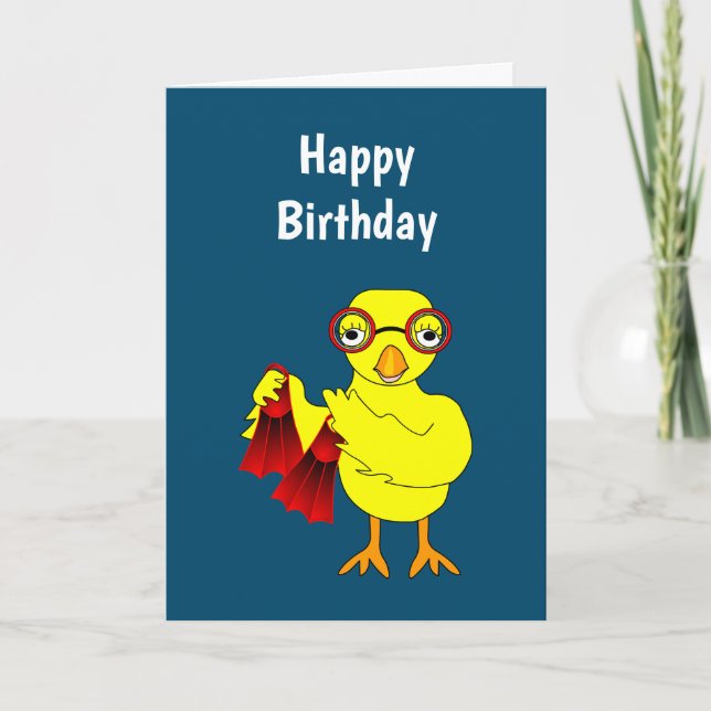 Tarjeta Swim Chick (Anverso)