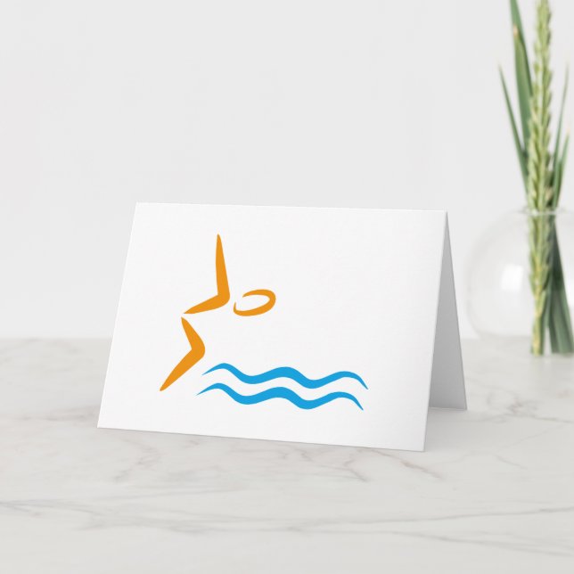 Tarjeta swimming (Anverso)