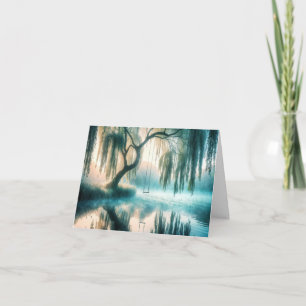 Tarjeta Swing Hanging From a Tree Note Card