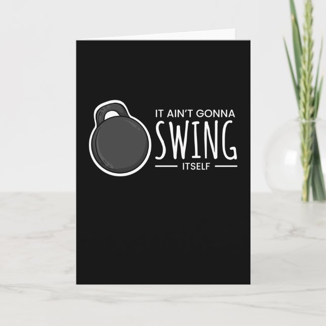 Tarjeta Swing It Self Kettlebell Fitness (Anverso)