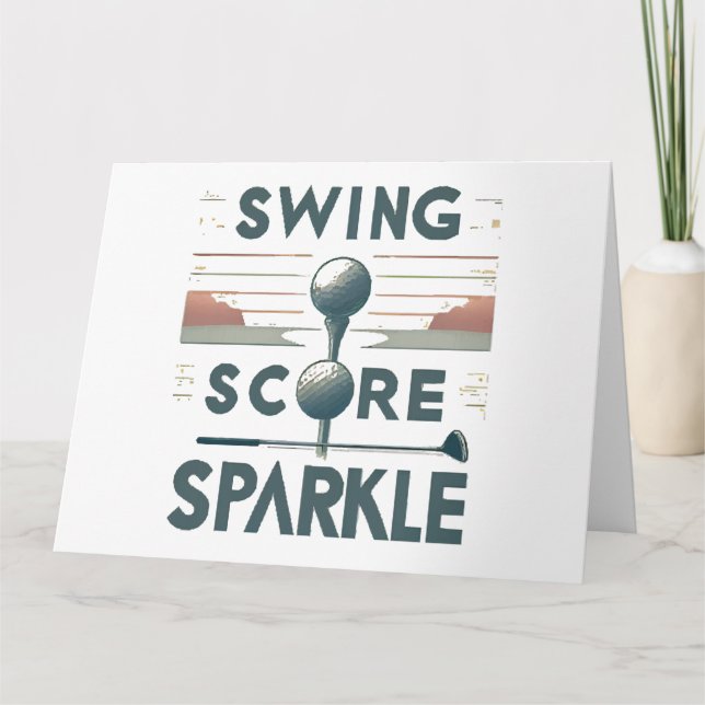 Tarjeta Swing, Score, Sparkle (Anverso)