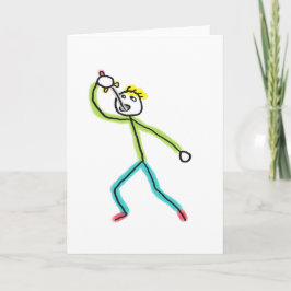 Tarjeta Sword Swallowing Stickman