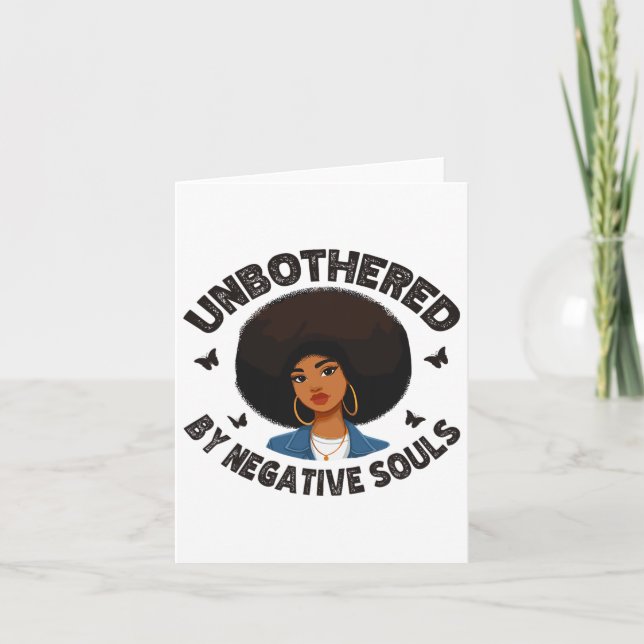 Tarjeta Sy Black Queen Afroamerican (Anverso)