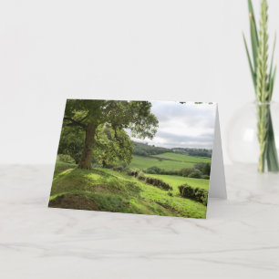 Tarjeta Sycharth en Powys, País de Gales, durante