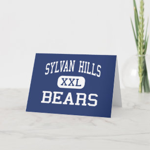 Tarjeta Sylvan Hills - Bears - High - Sherwood Arkansas