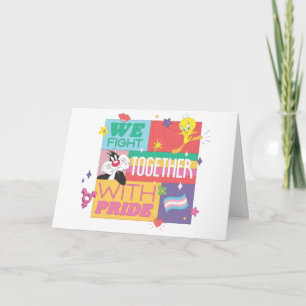 Tarjeta SYLVESTER™ Y TWEETY™  Luchamos Conjuntamente Con E