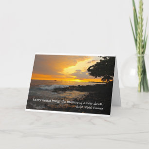 Tarjeta Sympathy card that gives hope and peace.